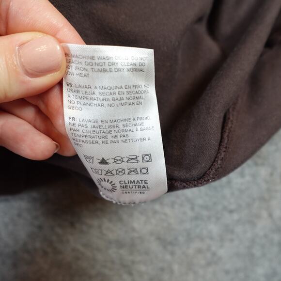 Reformation Dress Womens Small Nataly Mini Boat Neck Brown Knit Bodycon - Picture 6 of 11